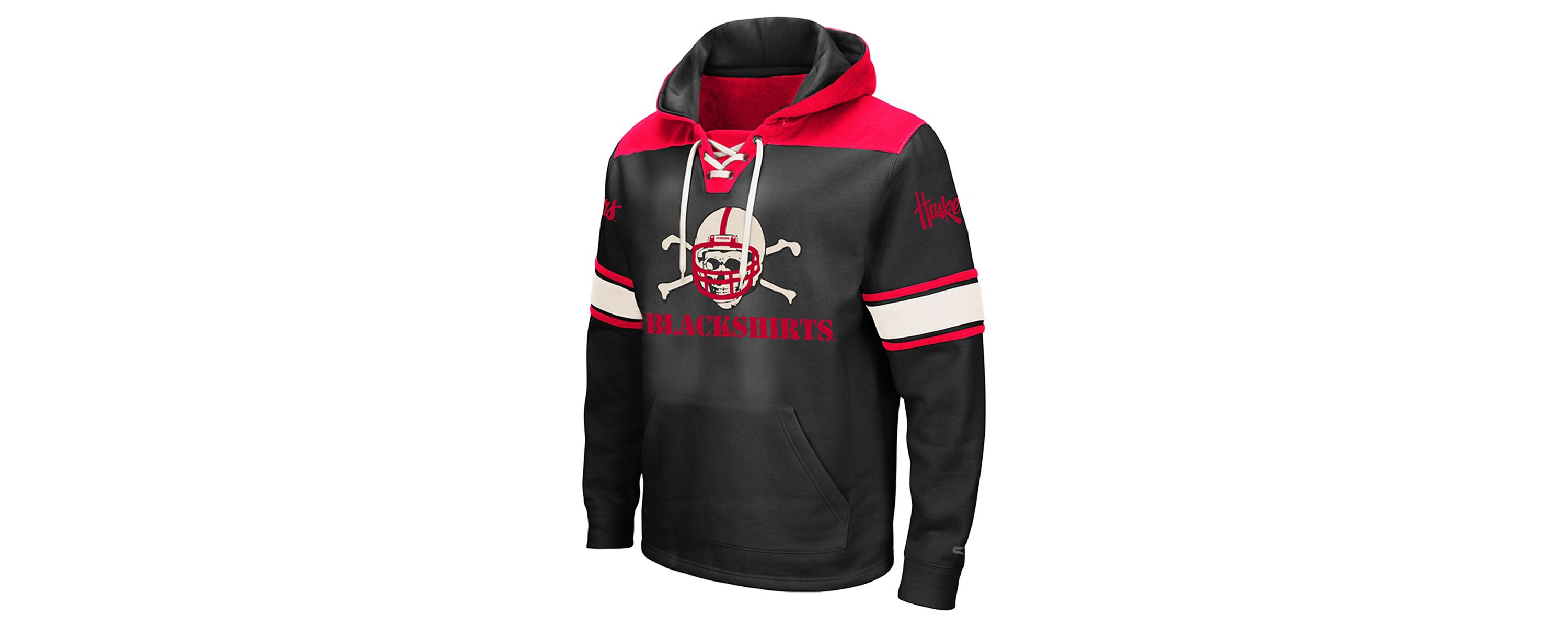 NCAA Nebraska Huskers 2.0 Lace-Up Pullover Hoodie