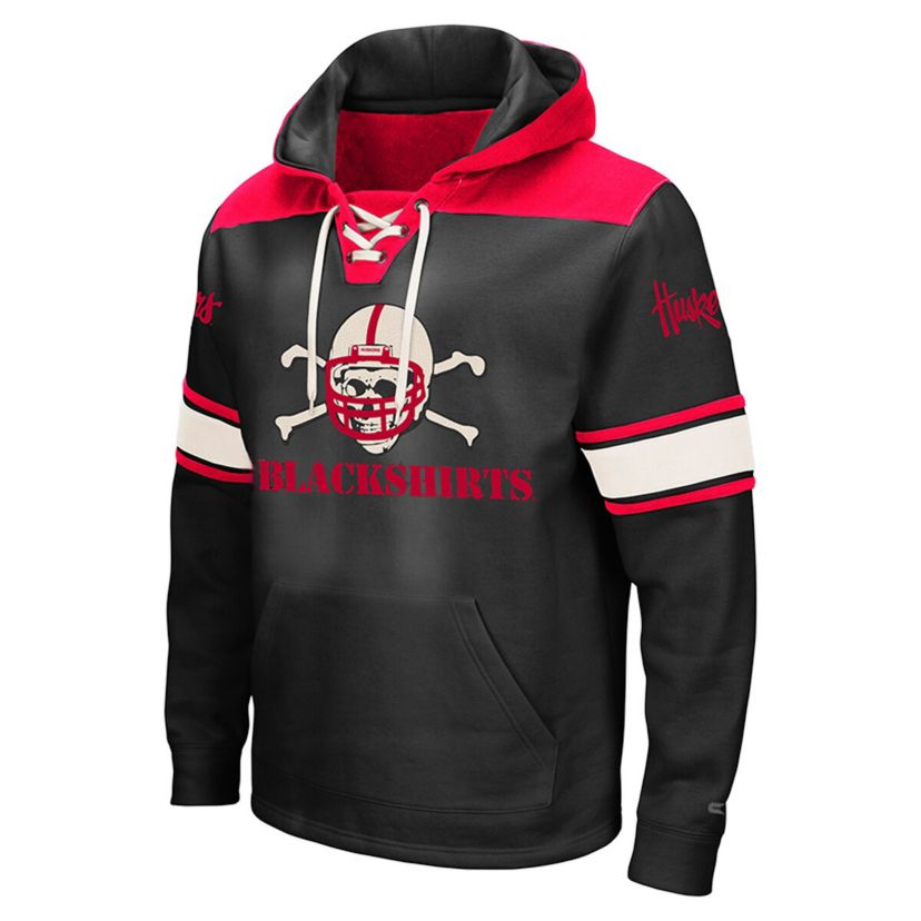 NCAA Nebraska Huskers 2.0 Lace-Up Pullover Hoodie