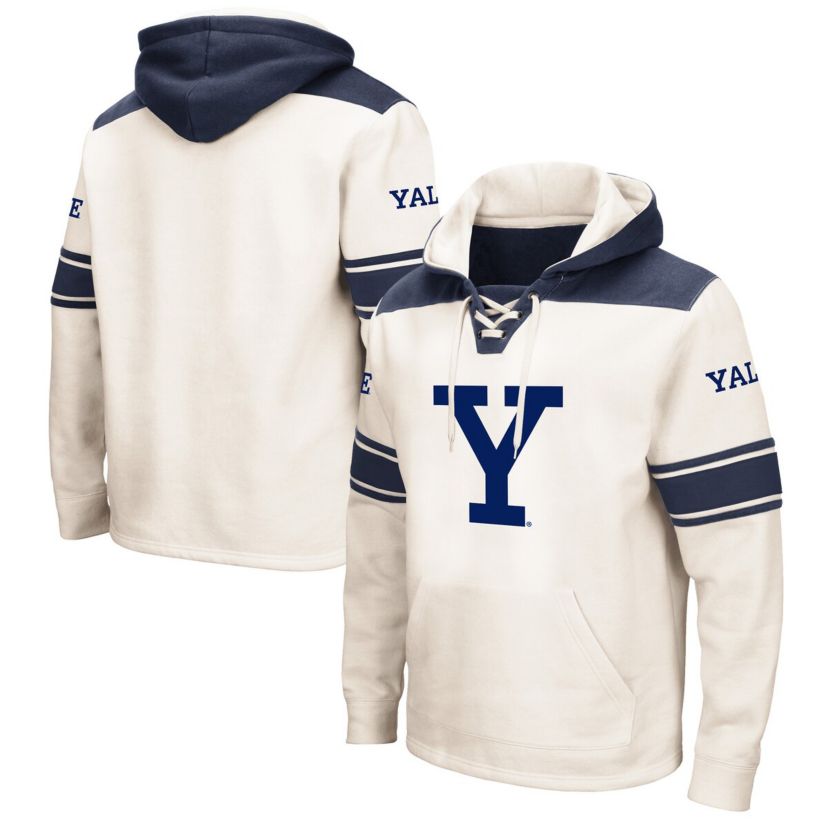 NCAA Yale Bulldogs 2.0 Lace-Up Pullover Hoodie