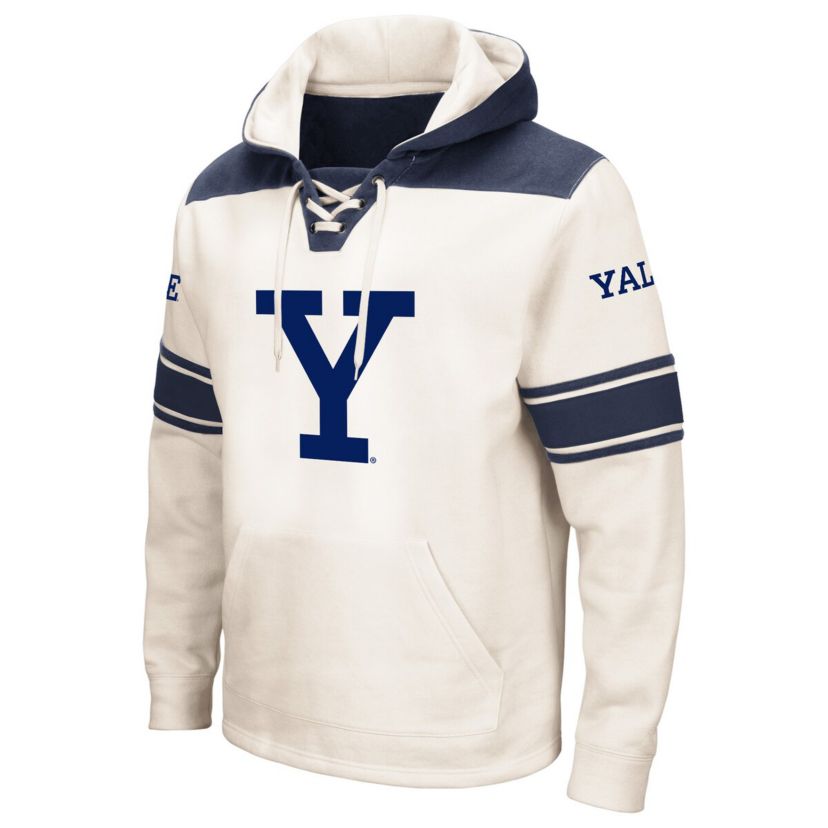 NCAA Yale Bulldogs 2.0 Lace-Up Pullover Hoodie