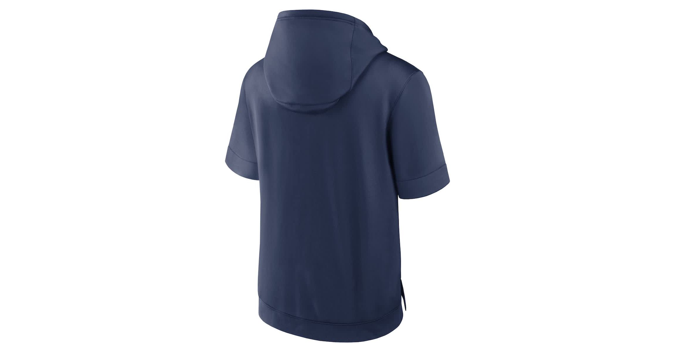 MLB Nike Seattle Mariners Tri Code Lockup Short Sleeve Pullover Hoodie