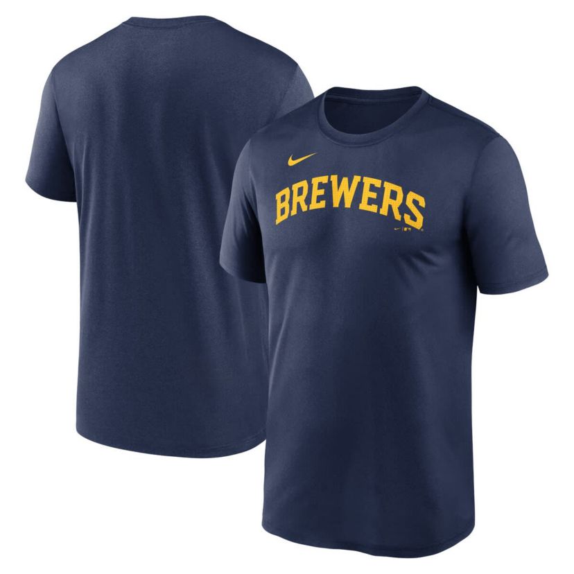 MLB Nike Milwaukee Brewers Legend Fuse Wordmark T-Shirt