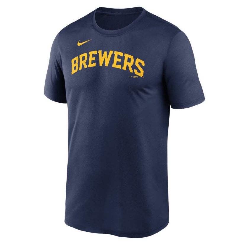 MLB Nike Milwaukee Brewers Legend Fuse Wordmark T-Shirt