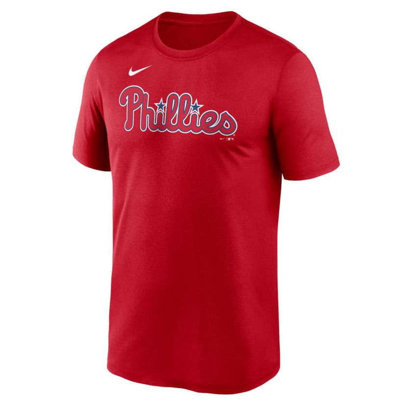 MLB Nike Philadelphia Phillies Legend Fuse Wordmark T-Shirt