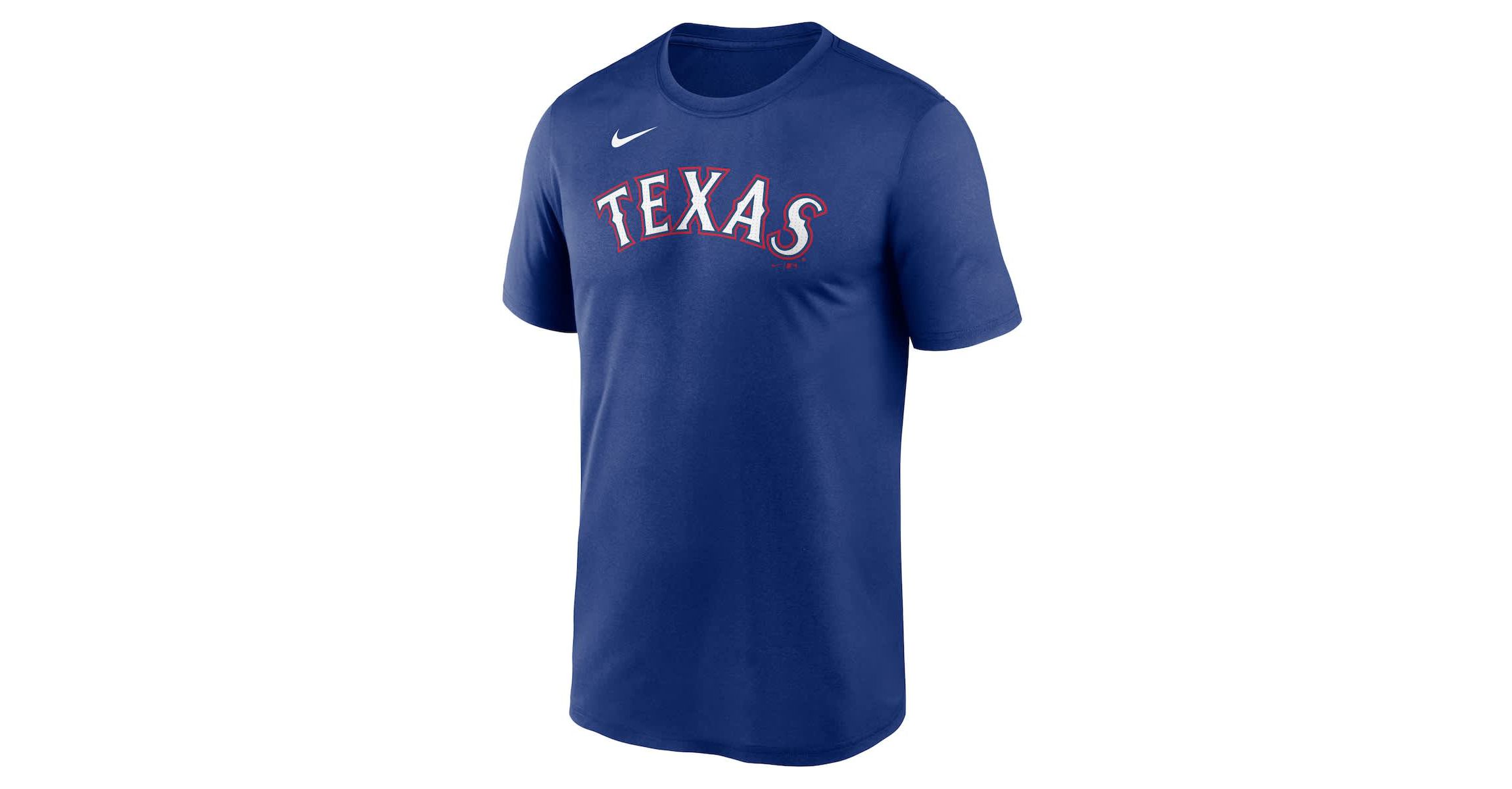 MLB Nike Texas Rangers Legend Fuse Wordmark T-Shirt