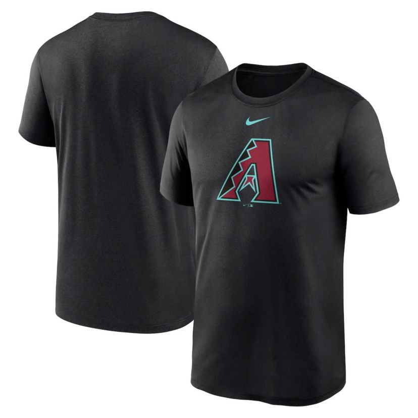 MLB Nike Arizona Diamondbacks Legend Fuse Large Logo Performance T-Shirt