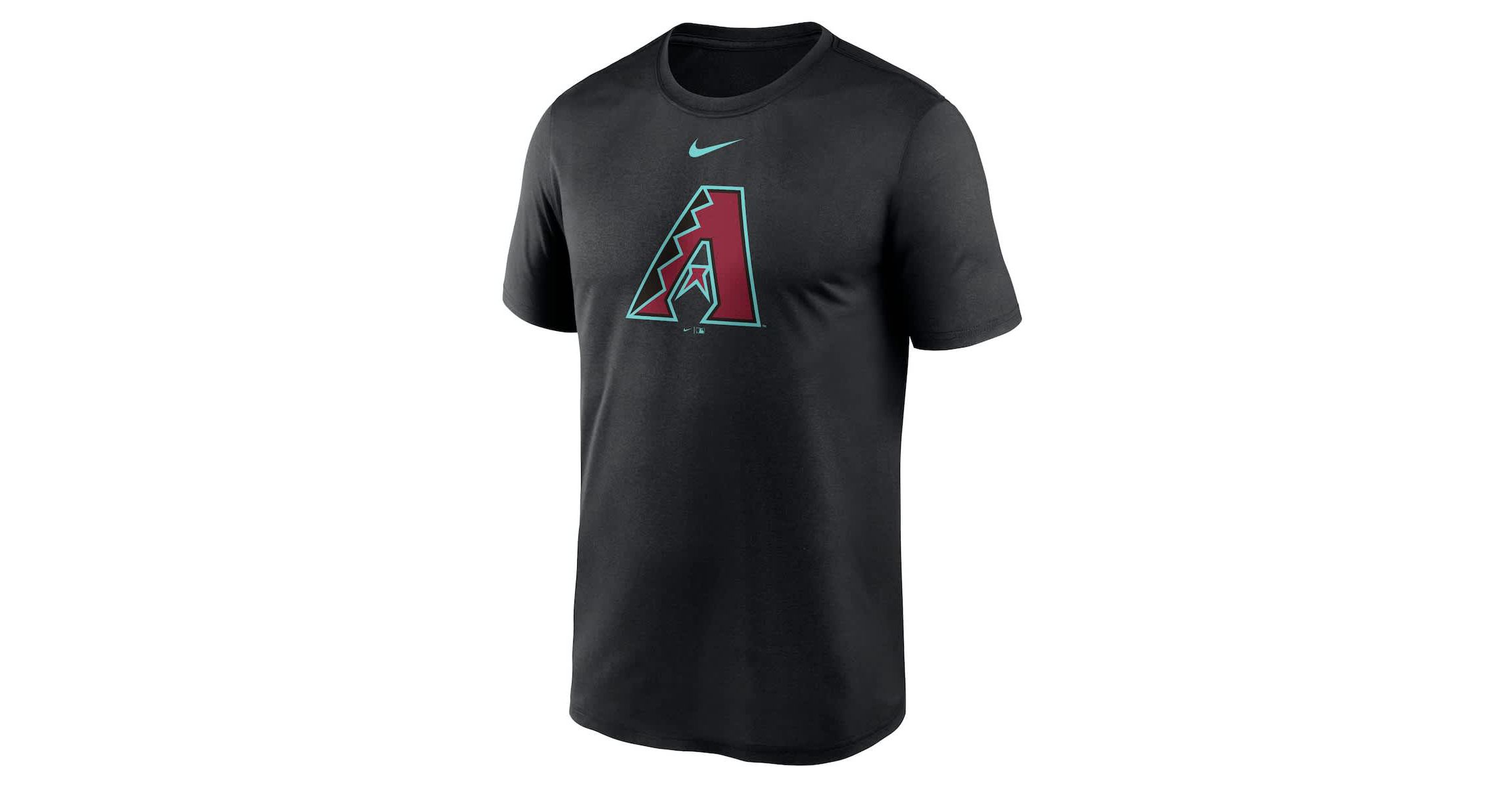 MLB Nike Arizona Diamondbacks Legend Fuse Large Logo Performance T-Shirt