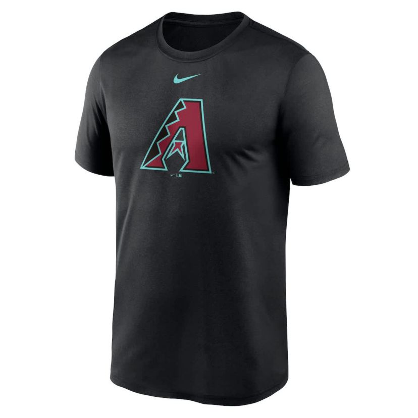MLB Nike Arizona Diamondbacks Legend Fuse Large Logo Performance T-Shirt