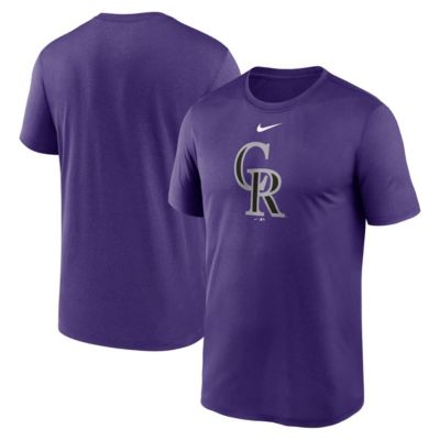 Men's MLB Nike Colorado Rockies Legend Fuse Large Logo Dri-FIT T-Shirt