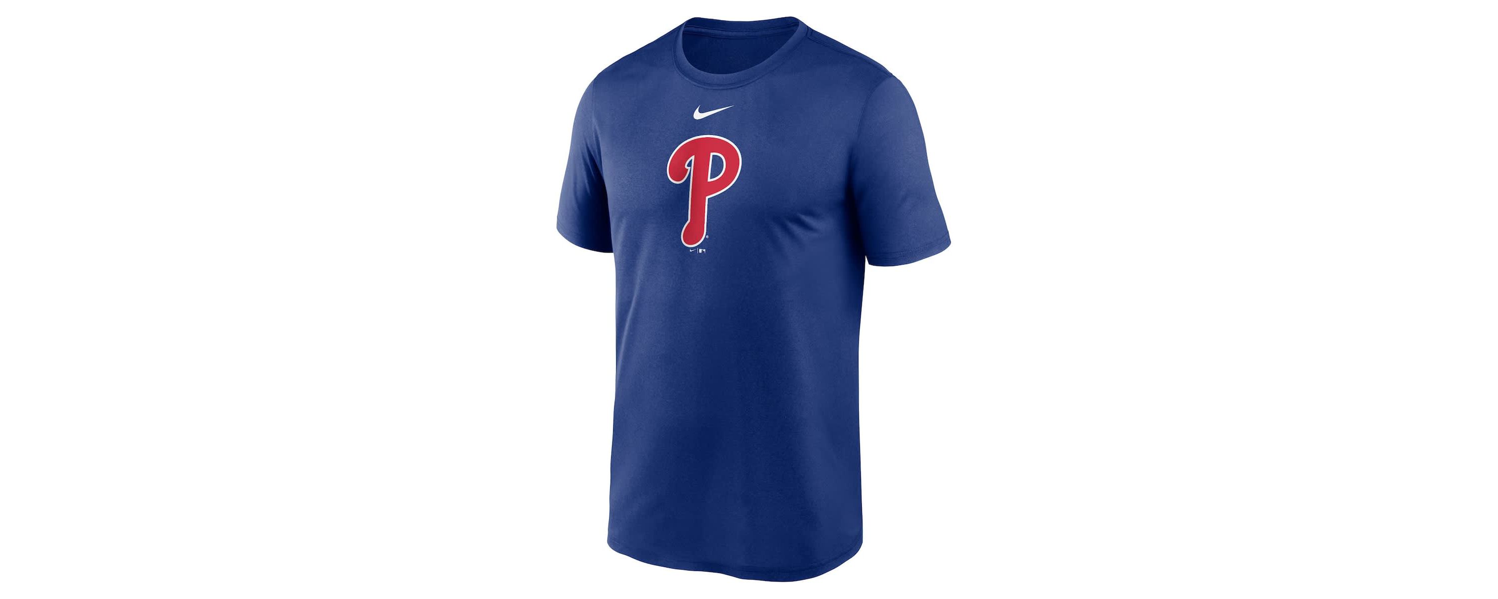 MLB Nike Philadelphia Phillies Legend Fuse Large Logo Performance T-Shirt