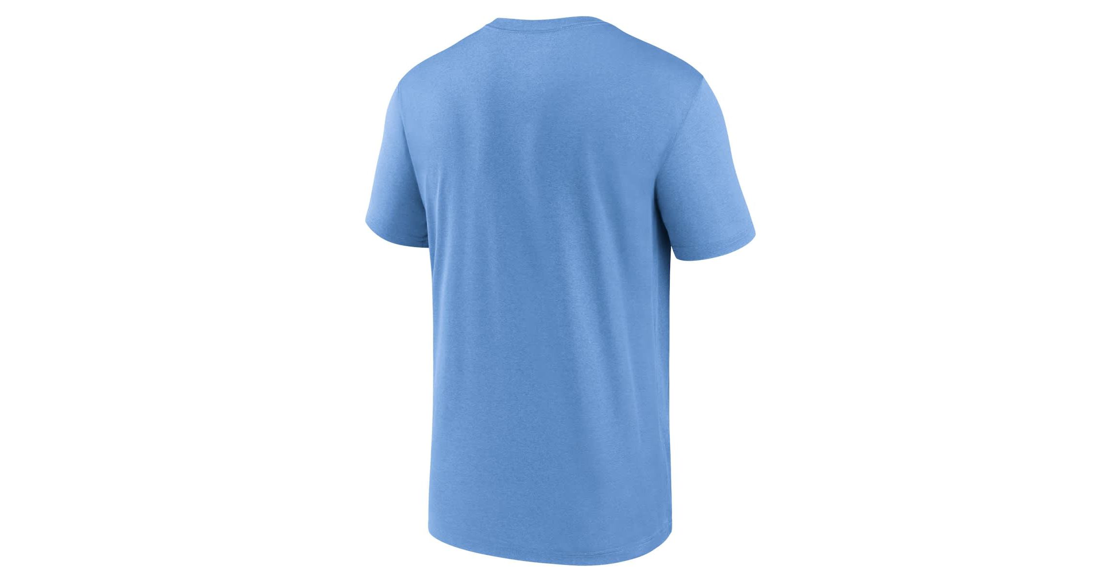 MLB Nike Light Tampa Bay Rays Legend Fuse Large Logo Performance T-Shirt