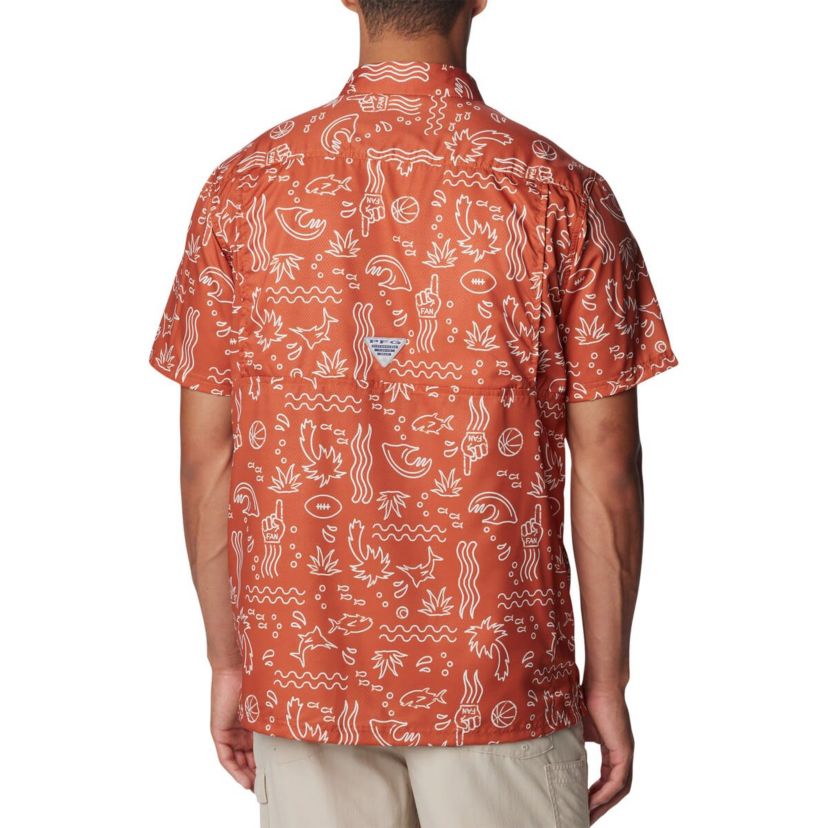 NCAA Texas Texas Longhorns Super Slack Tide Omni-Wick Button-Up Shirt
