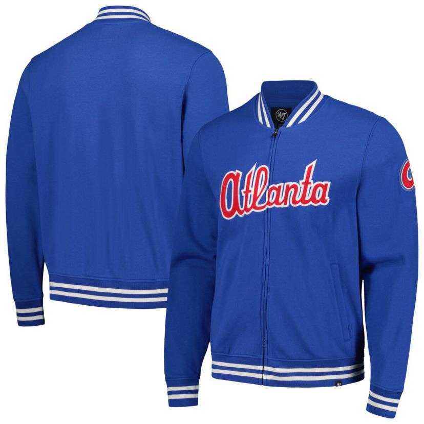 MLB Atlanta Braves Wax Pack Pro Camden Full-Zip Track Jacket