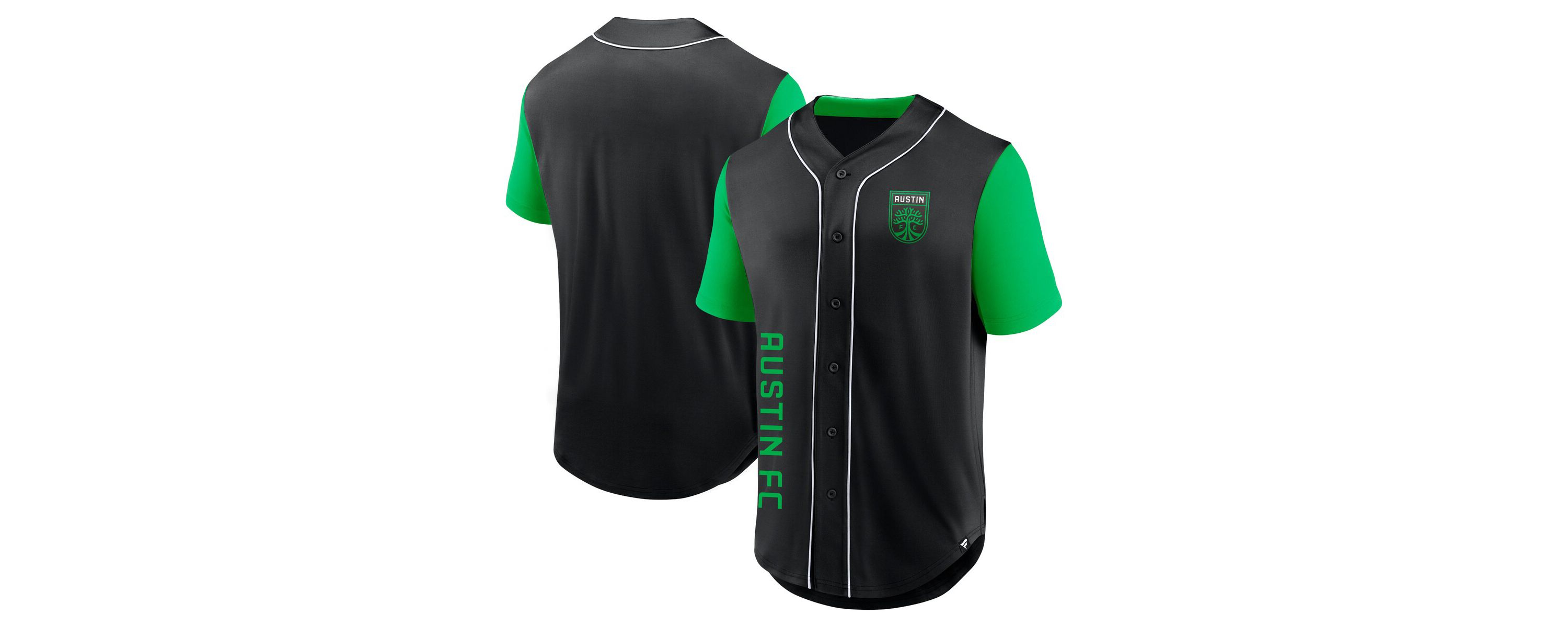 MLS Fanatics Austin FC Balance Fashion Baseball Jersey