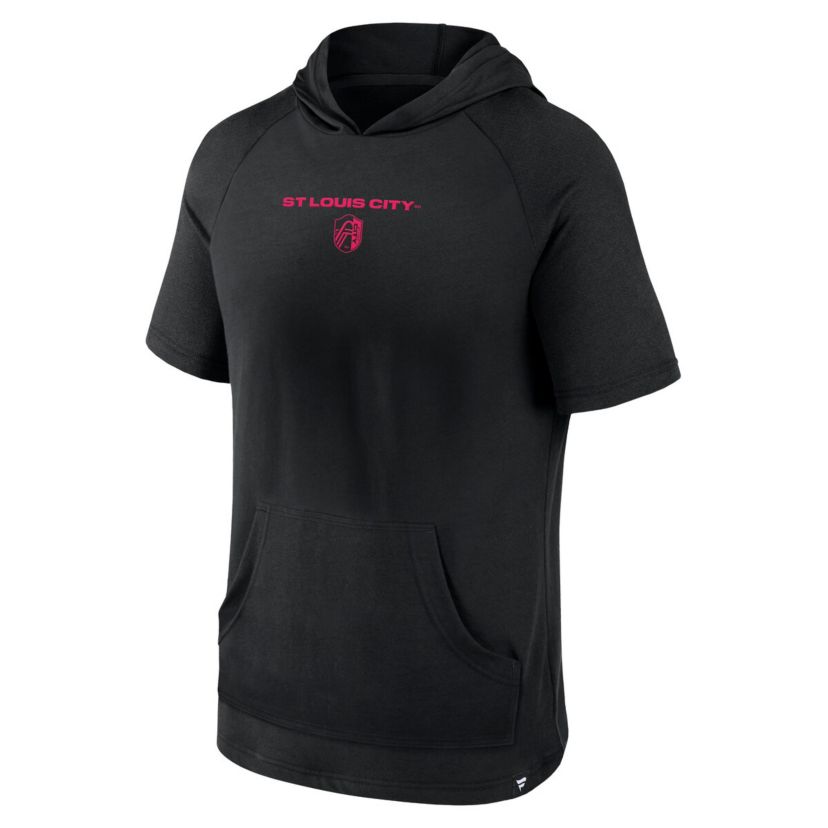 MLS Fanatics St. Louis City SC Match Raglan Short Sleeve Pullover Hoodie