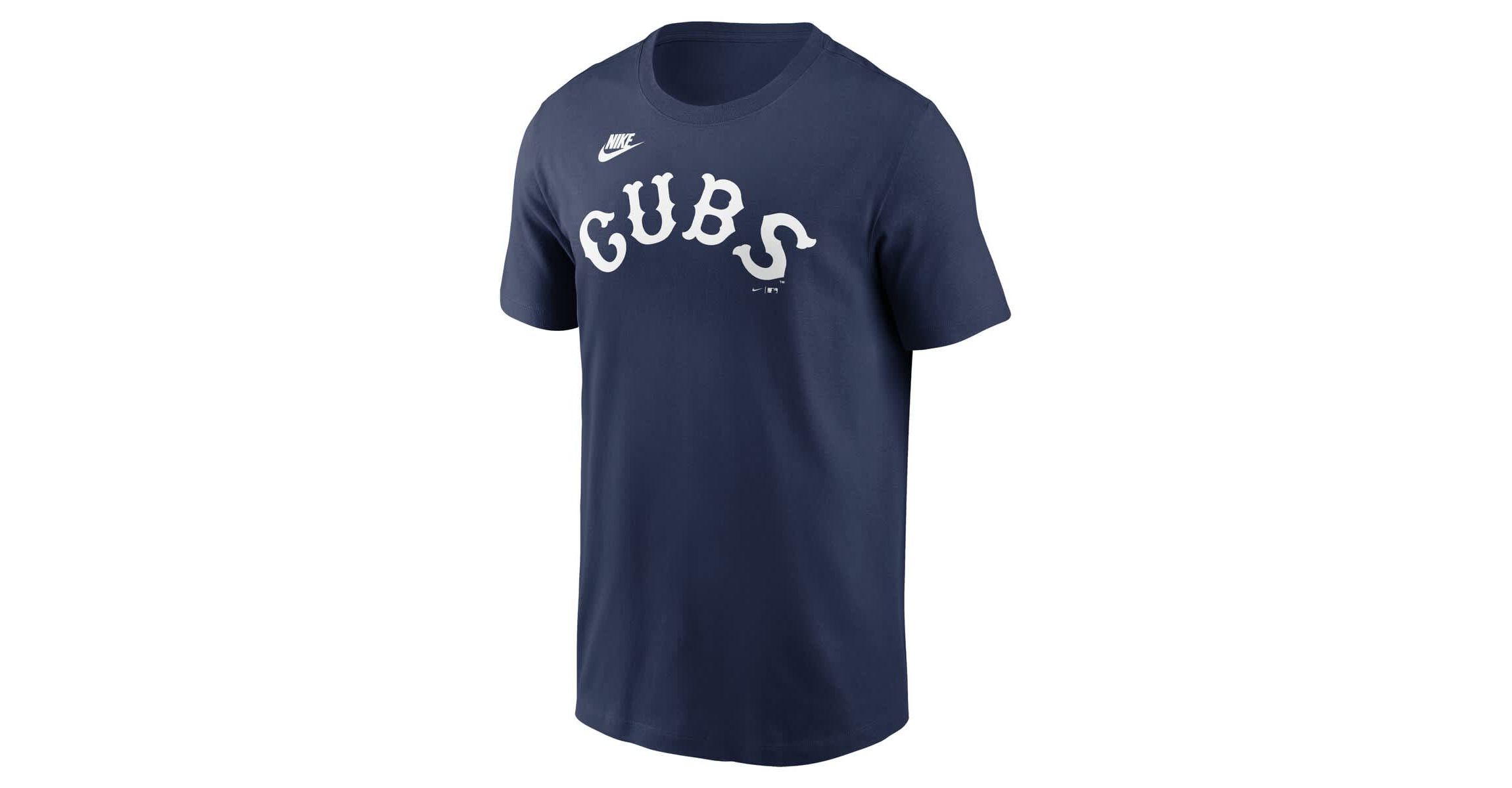 MLB Nike Chicago Cubs Cooperstown Wordmark T-Shirt
