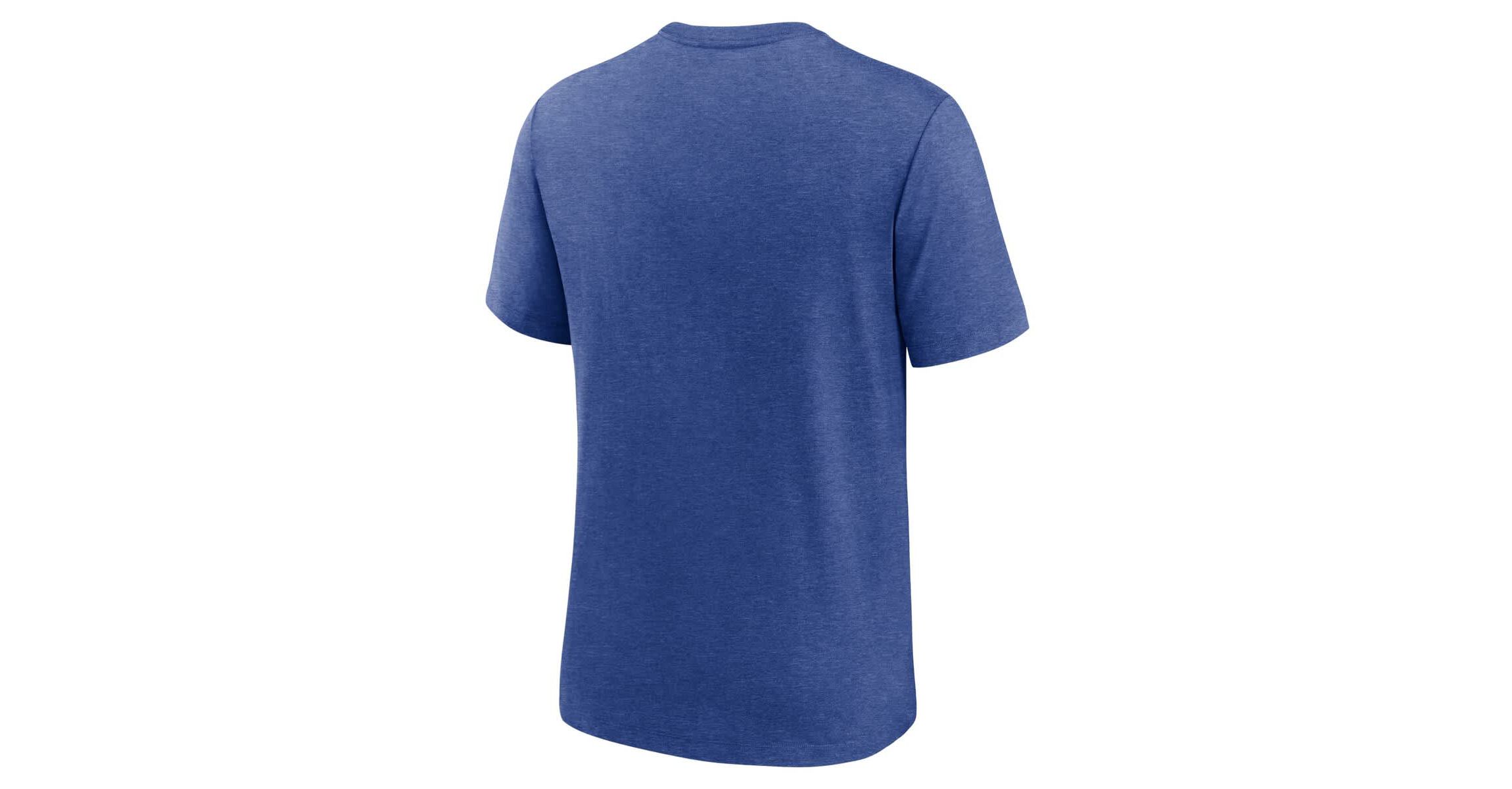 Cooperstown Teams Nike Brooklyn Dodgers Cooperstown Collection Local Stack Tri-Blend T-Shirt