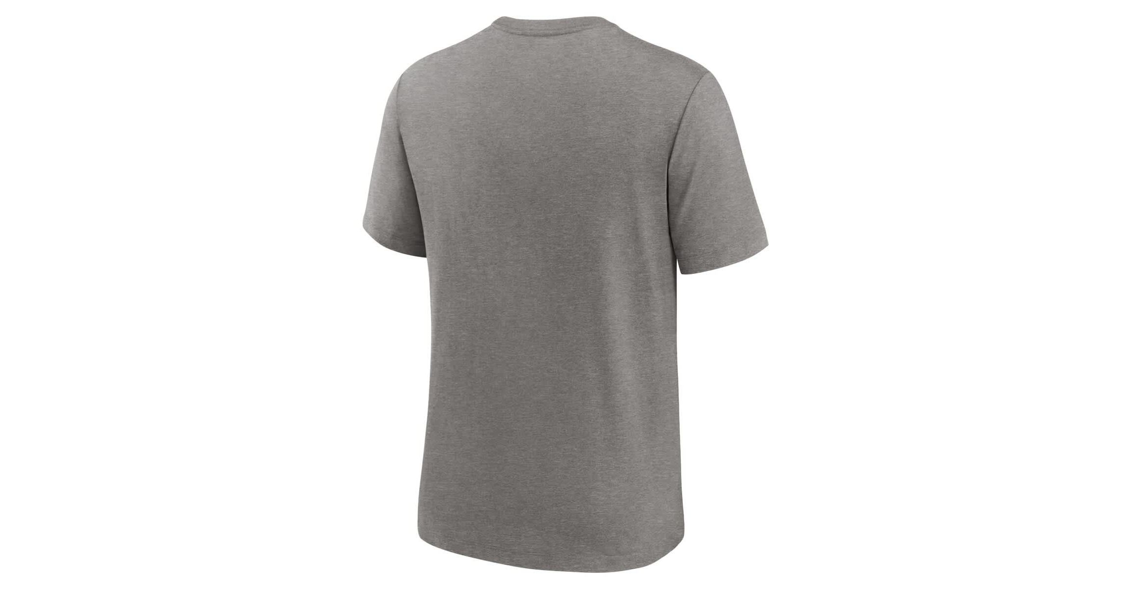 MLB Nike Milwaukee Brewers Cooperstown Collection Local Stack Tri-Blend T-Shirt