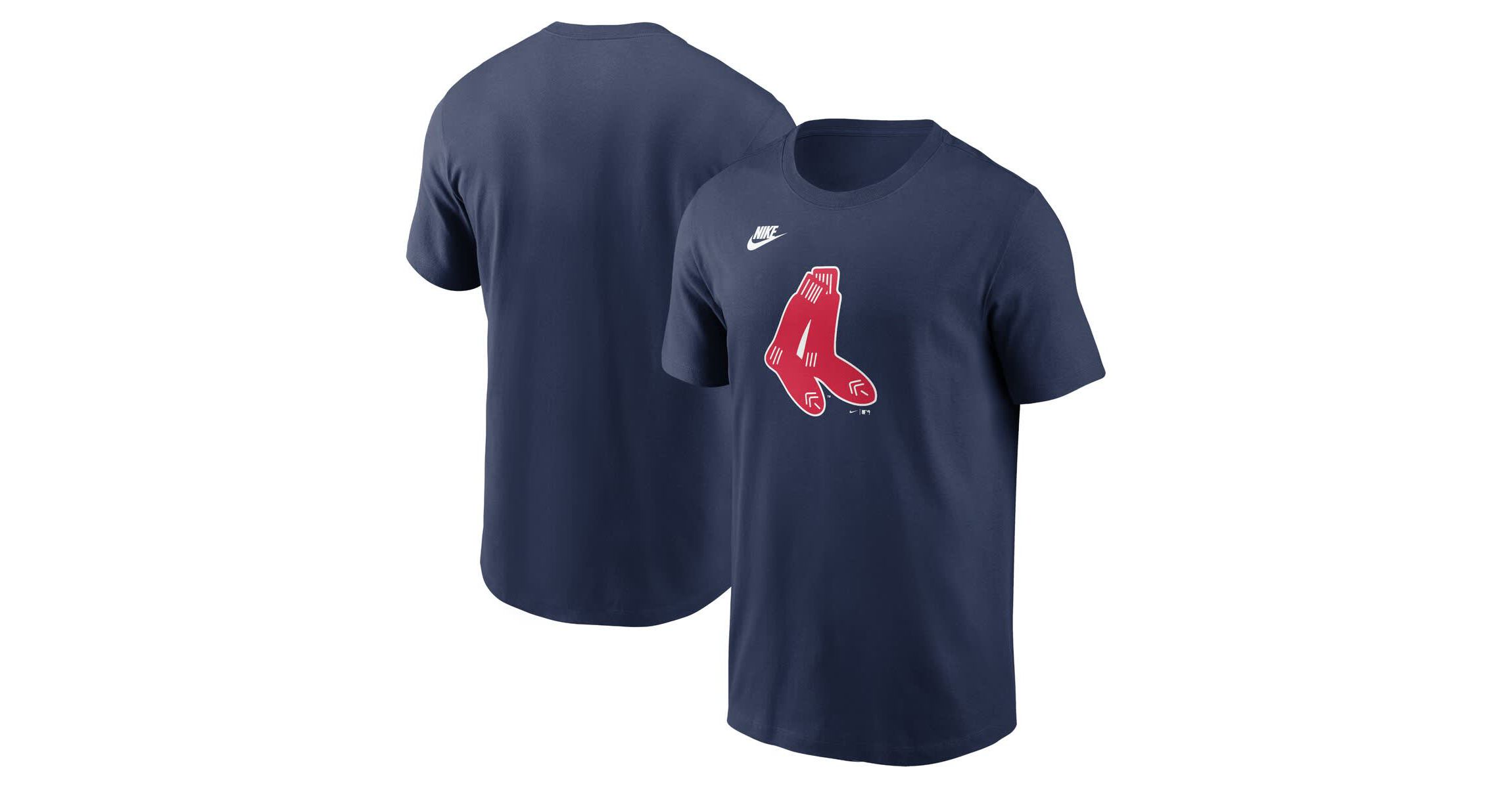 Boston Red Sox MLB Nike Boston Sox Cooperstown Collection Team Logo T-Shirt