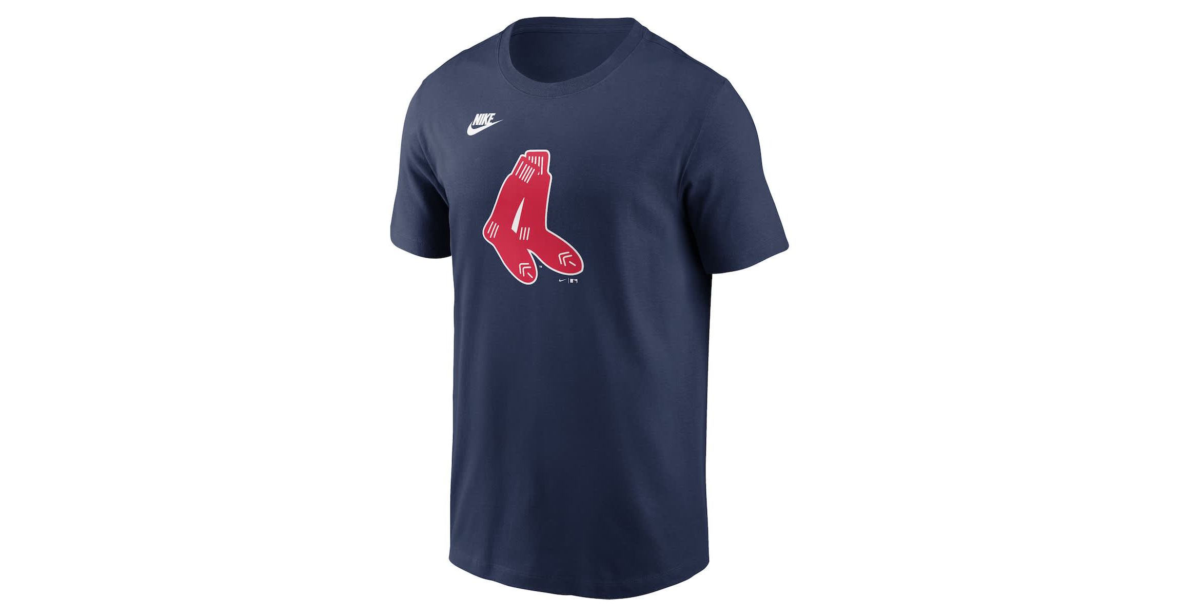 Boston Red Sox MLB Nike Boston Sox Cooperstown Collection Team Logo T-Shirt