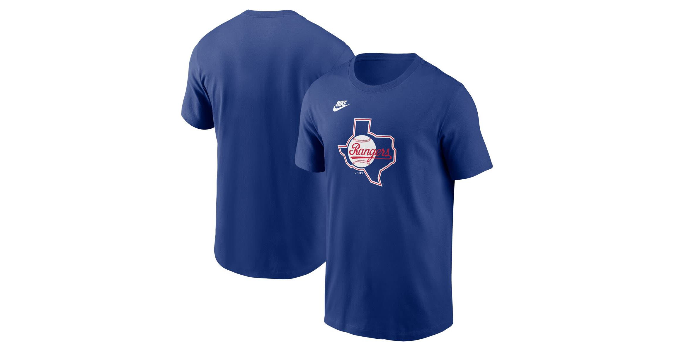 MLB Nike Texas Rangers Cooperstown Collection Team Logo T-Shirt