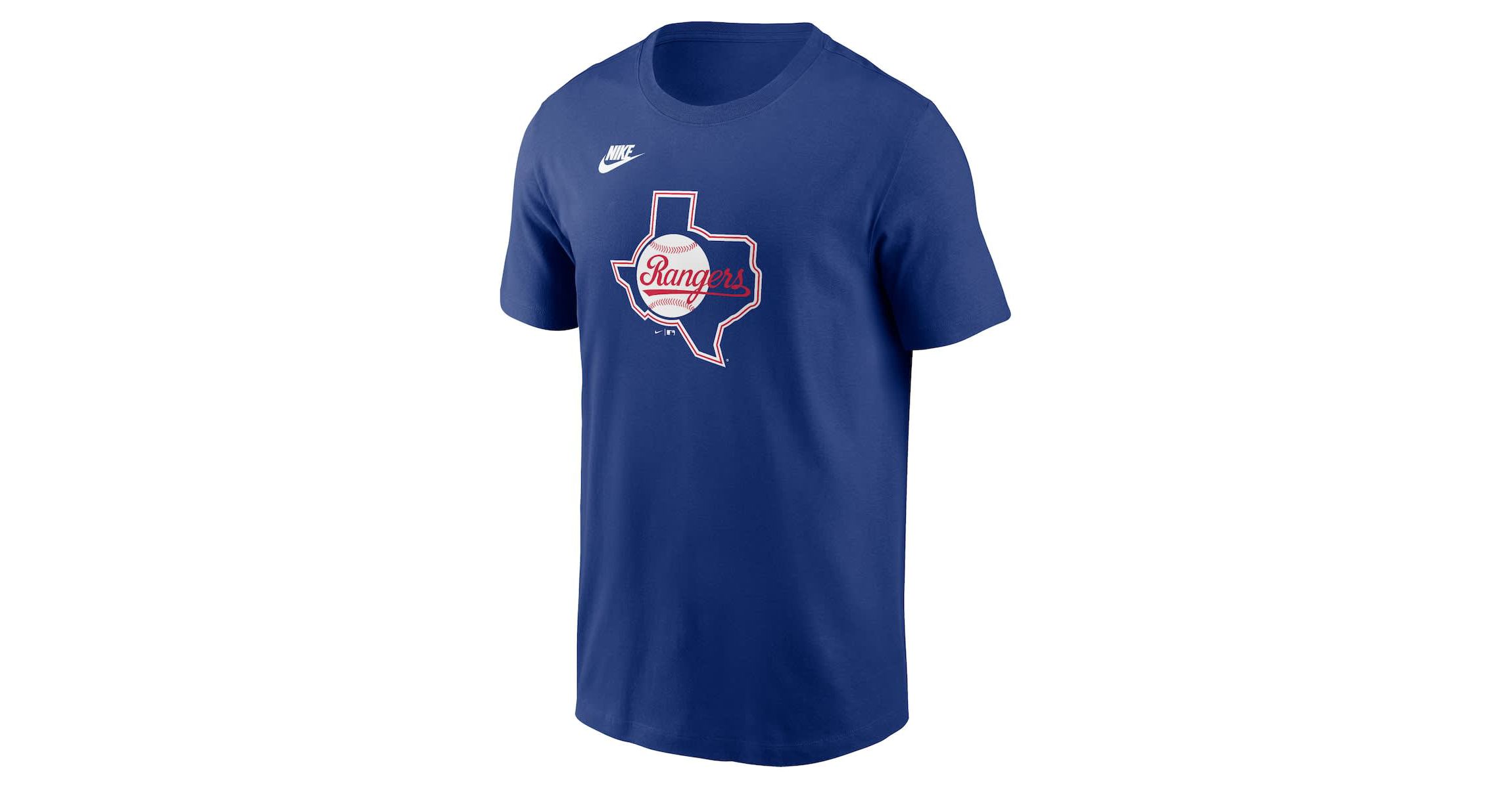 MLB Nike Texas Rangers Cooperstown Collection Team Logo T-Shirt