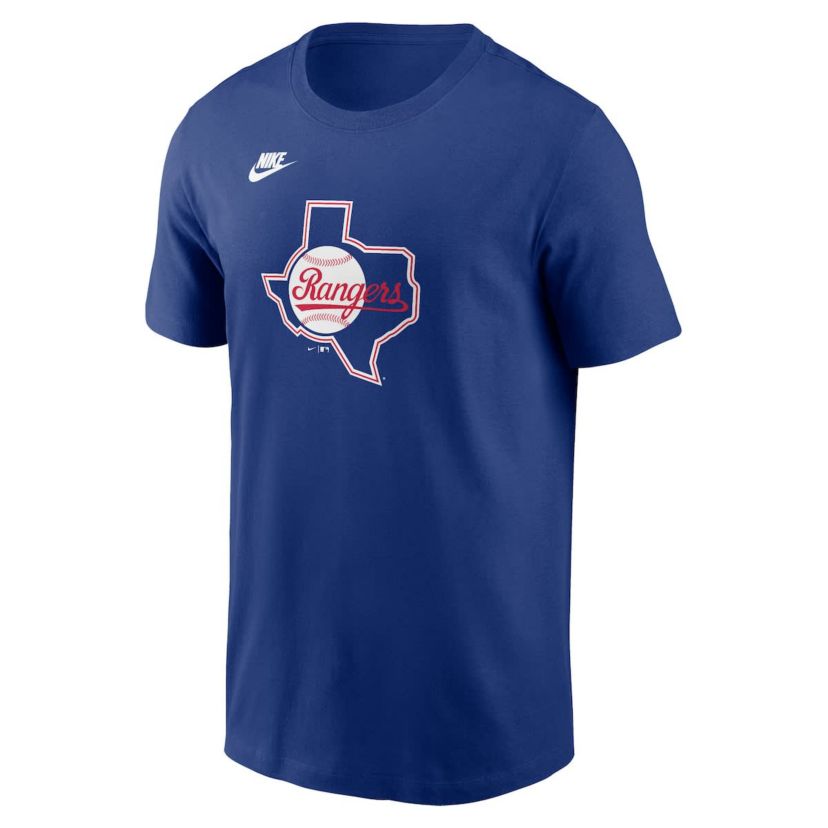 MLB Nike Texas Rangers Cooperstown Collection Team Logo T-Shirt
