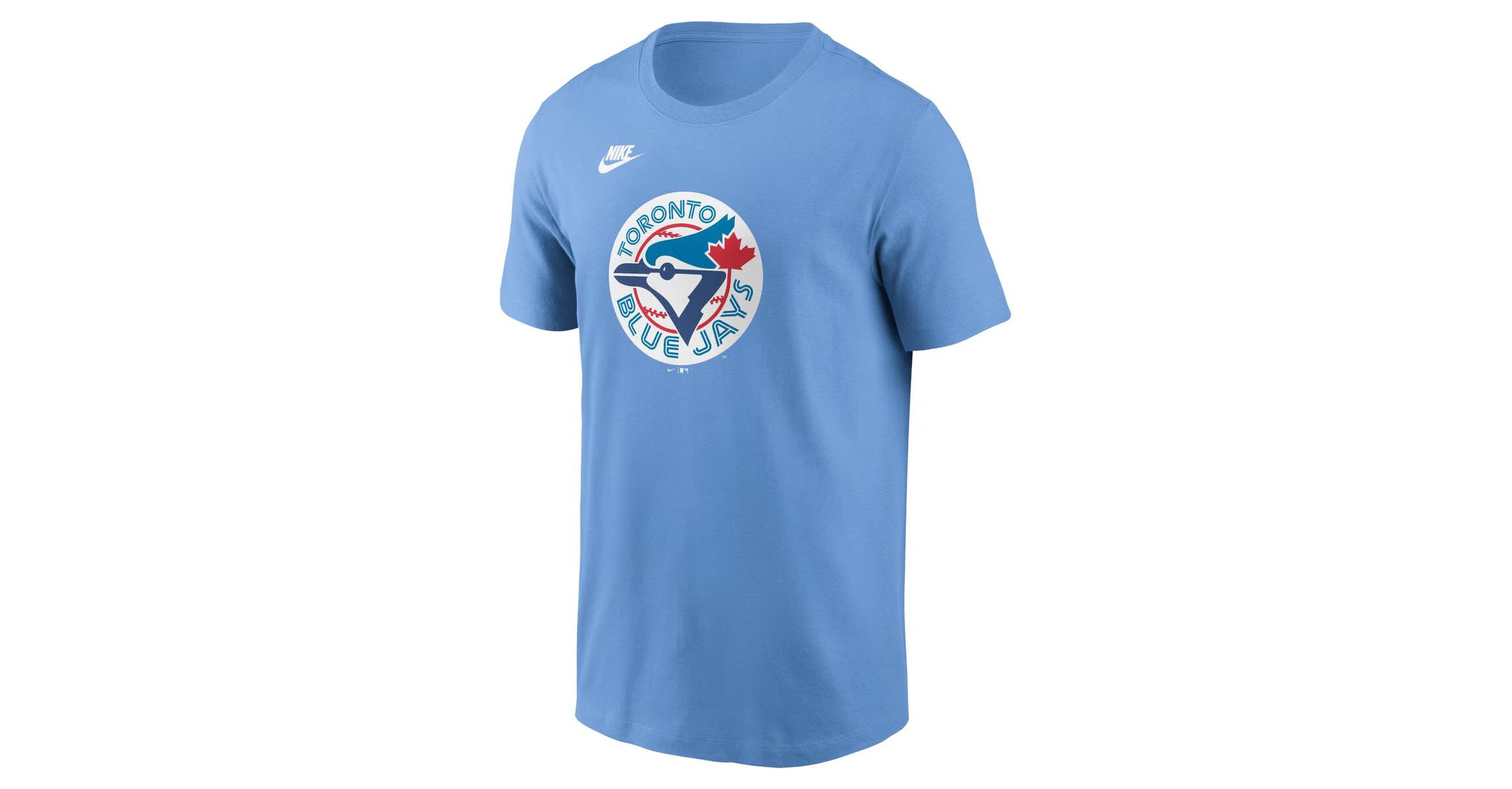 Toronto Blue Jays MLB Nike Powder Toronto Jays Cooperstown Collection Team Logo T-Shirt