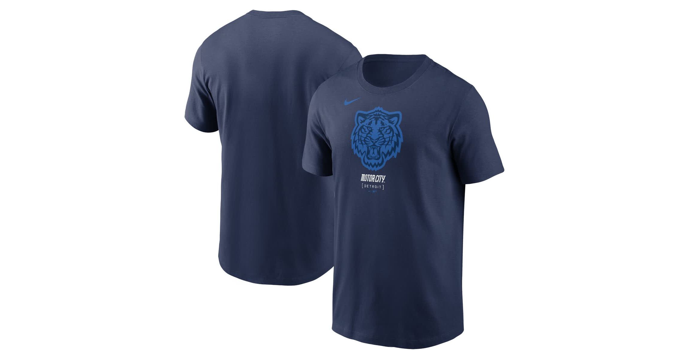 MLB Nike Detroit Tigers 2024 City Connect Large Logo T-Shirt