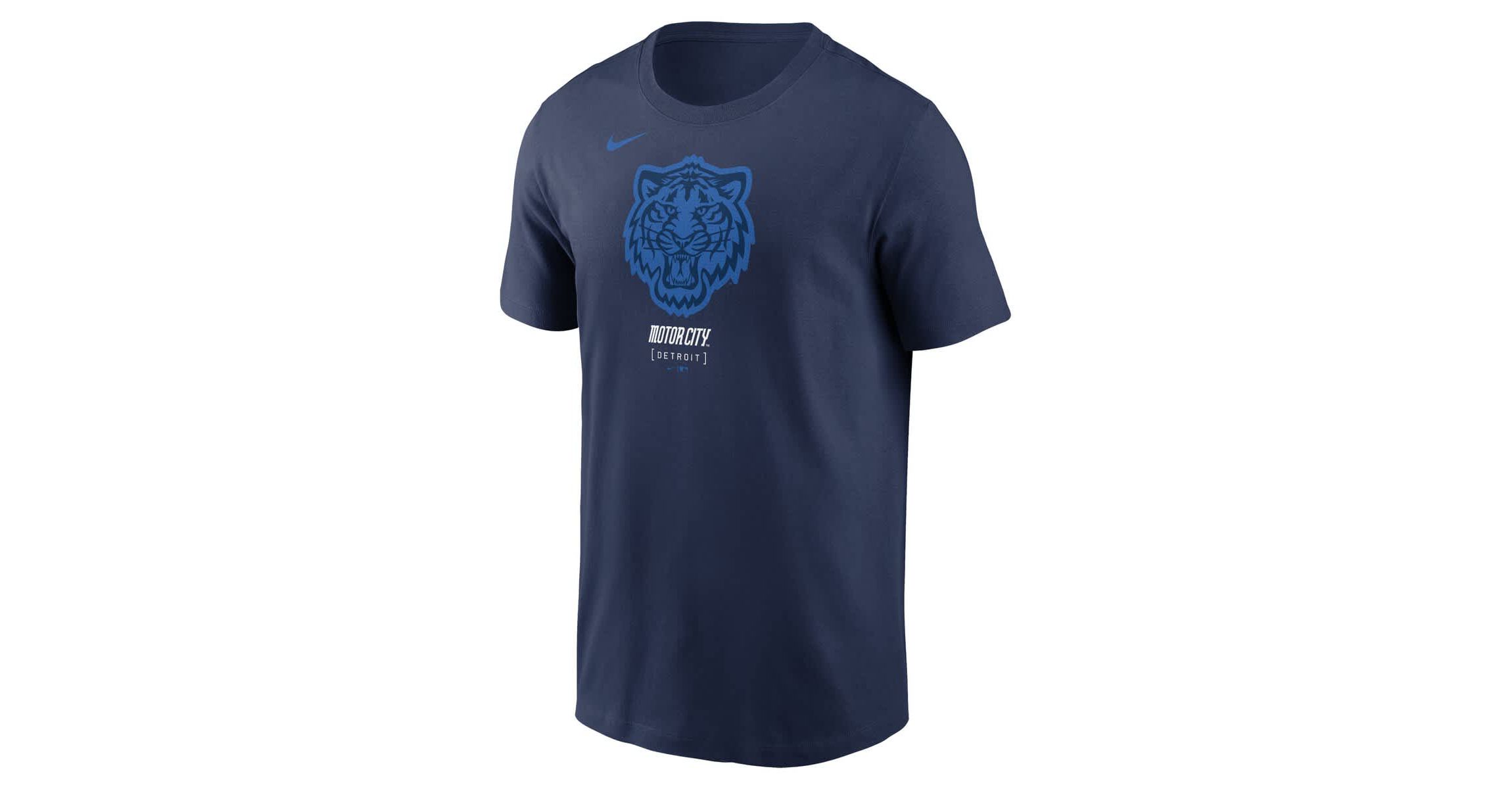 MLB Nike Detroit Tigers 2024 City Connect Large Logo T-Shirt