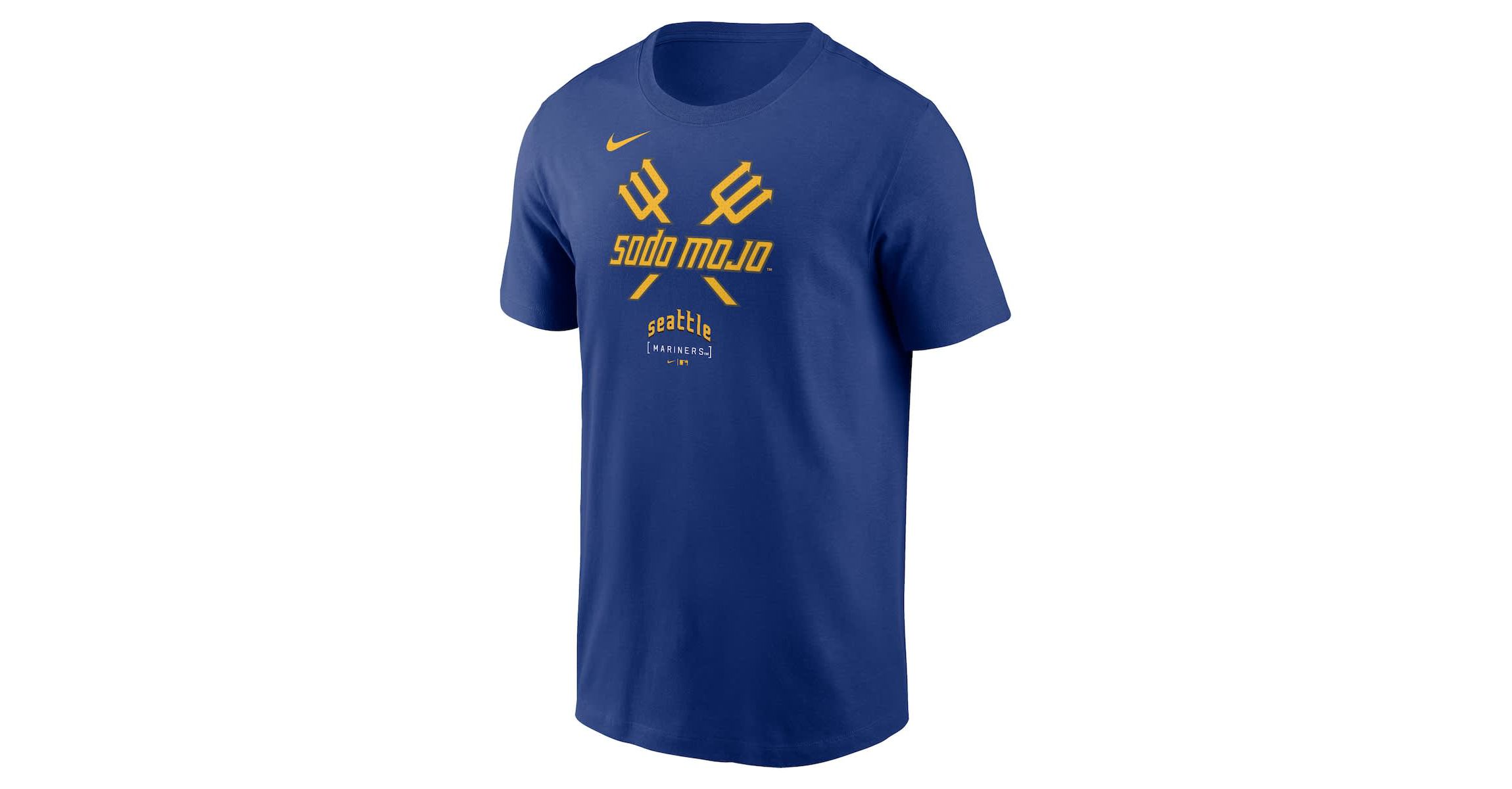 MLB Nike Seattle Mariners City Connect Large Logo T-Shirt