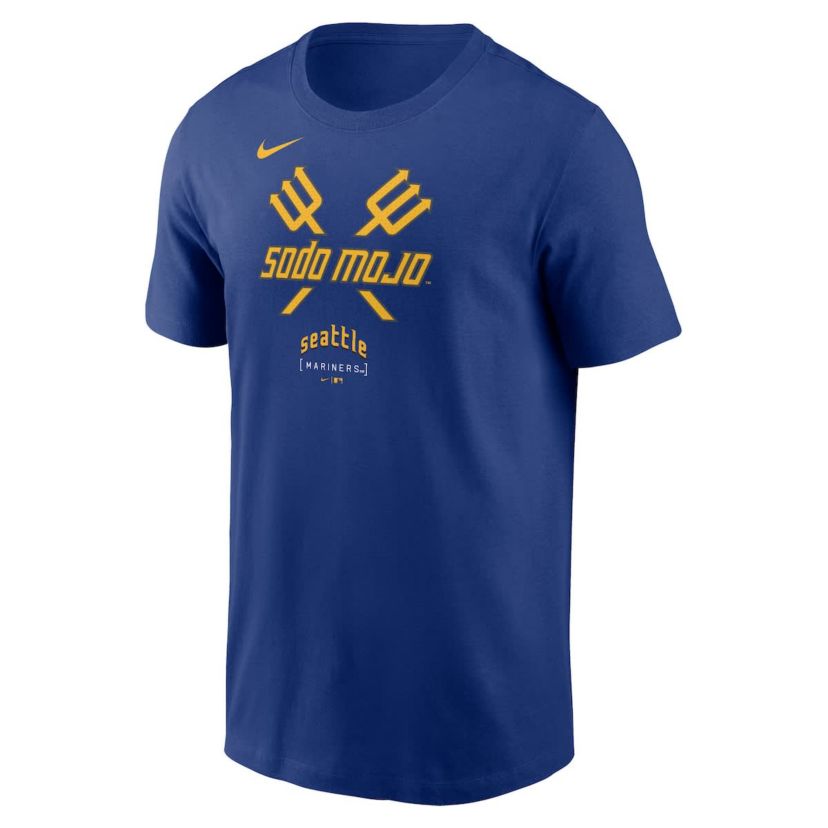 MLB Nike Seattle Mariners City Connect Large Logo T-Shirt