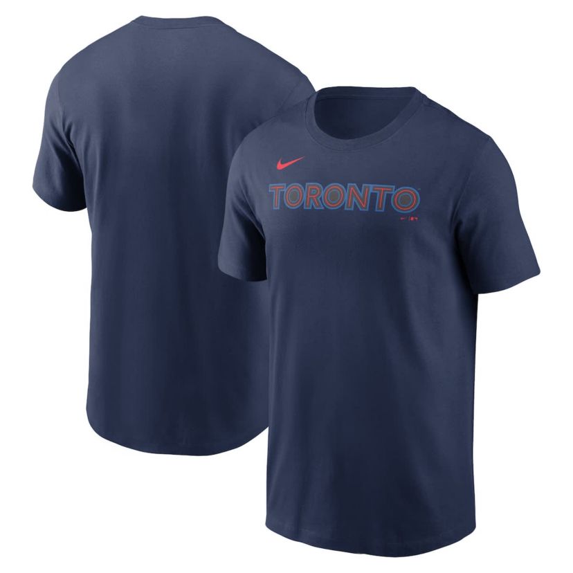 Toronto Blue Jays MLB Nike Toronto Jays 2024 City Connect Wordmark T-Shirt