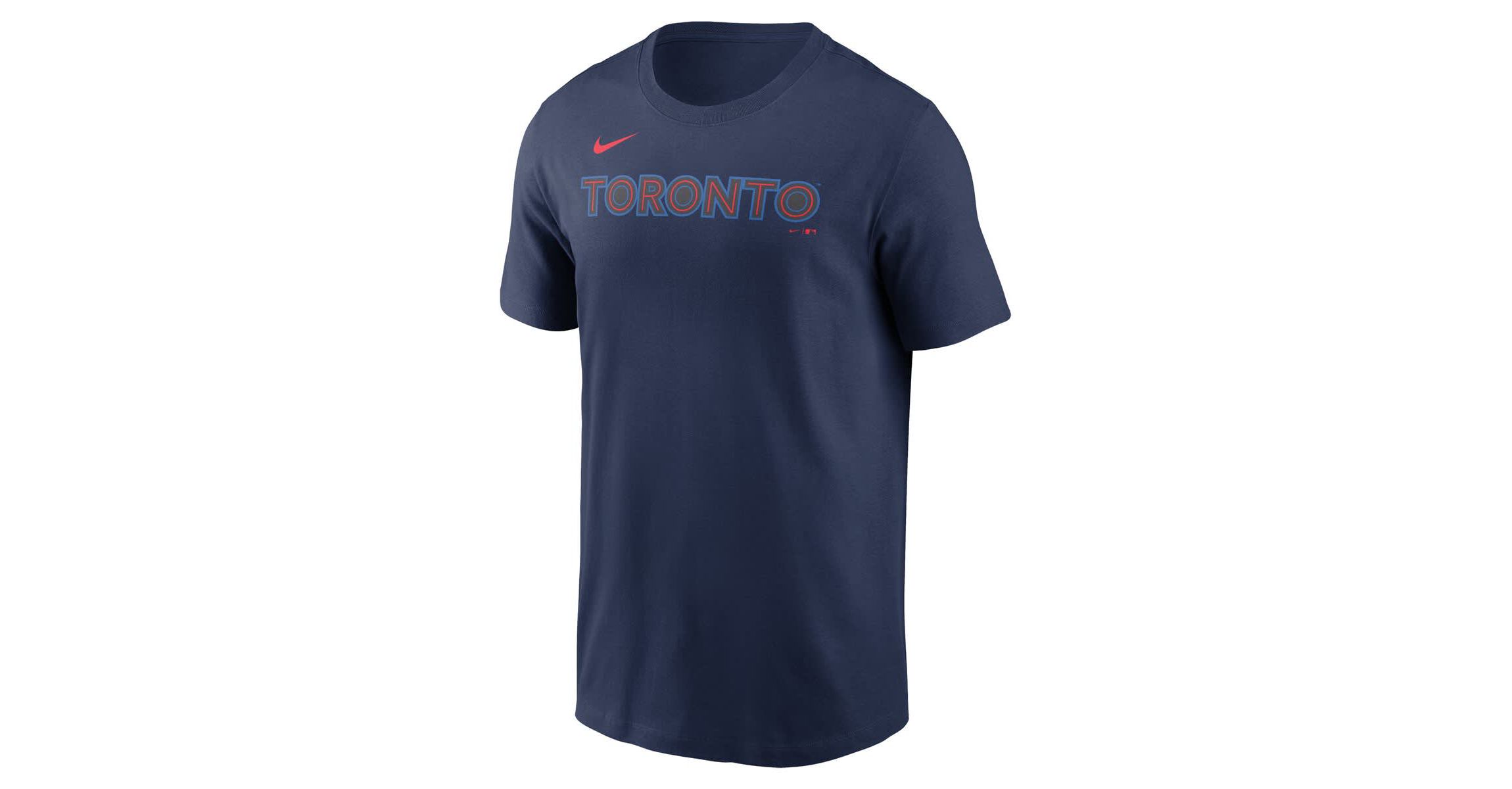 Toronto Blue Jays MLB Nike Toronto Jays 2024 City Connect Wordmark T-Shirt