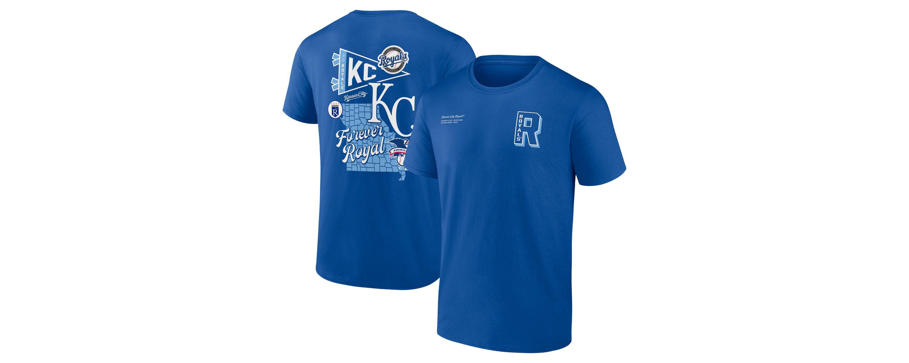 MLB Fanatics Kansas City Royals Split Zone T-Shirt