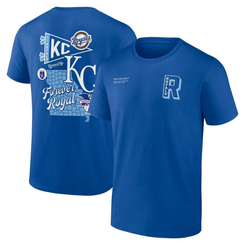 MLB Fanatics Kansas City Royals Split Zone T-Shirt