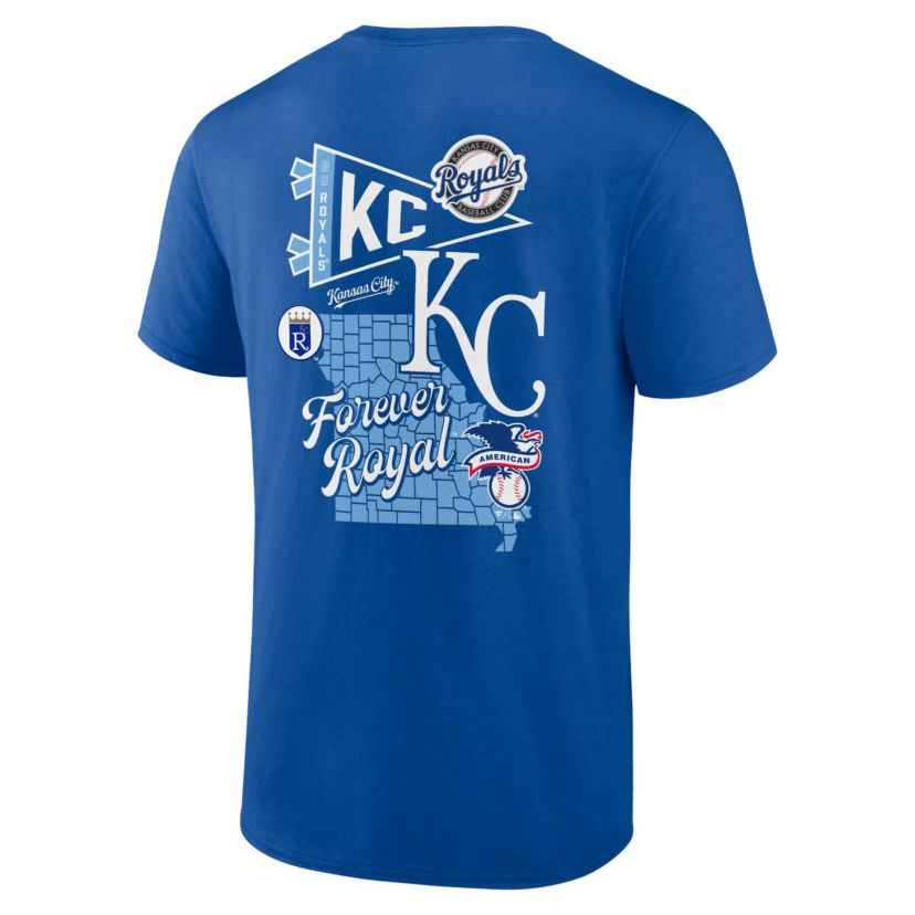 MLB Fanatics Kansas City Royals Split Zone T-Shirt