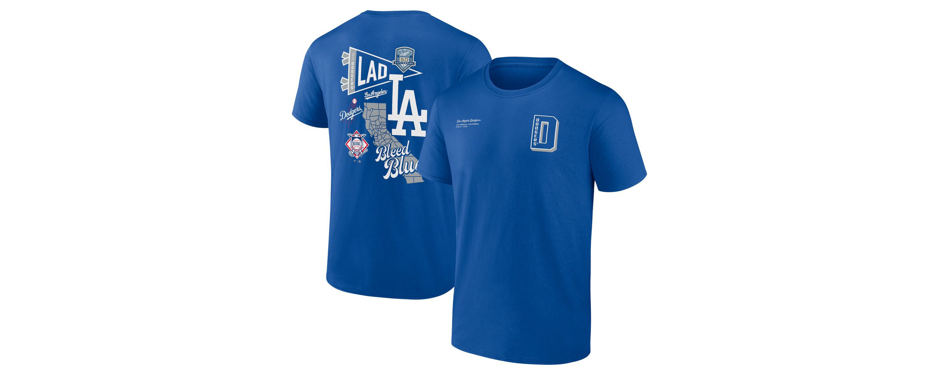 MLB Fanatics Los Angeles Dodgers Split Zone T-Shirt
