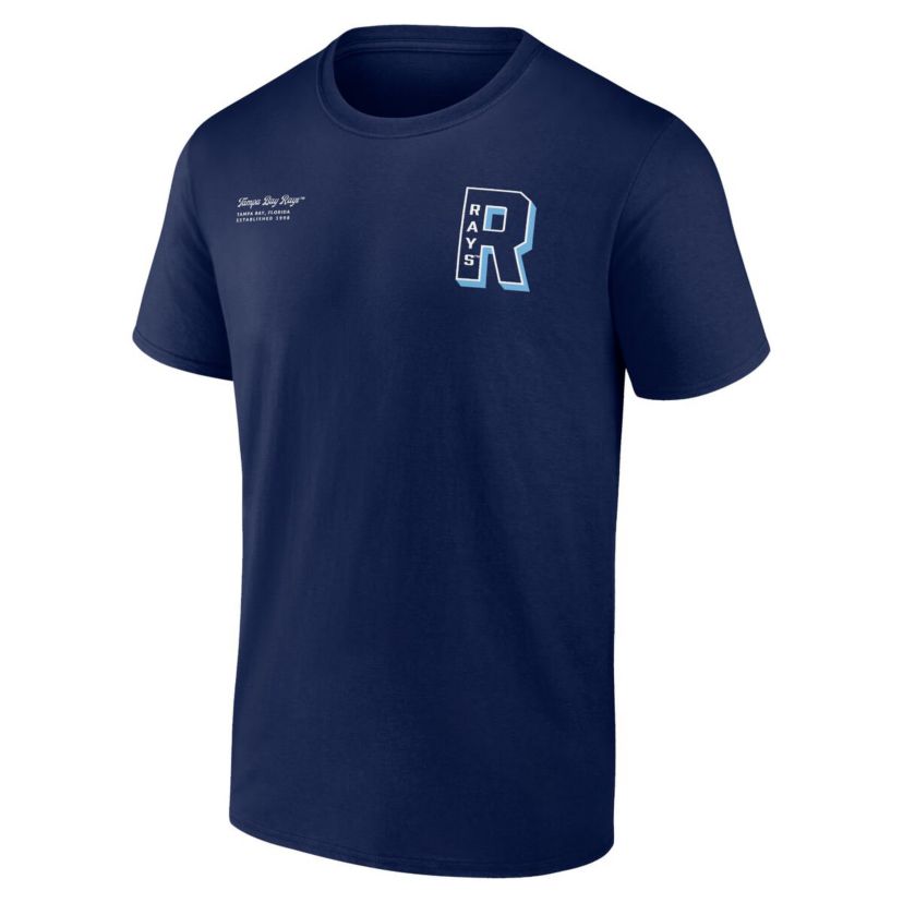 MLB Fanatics Tampa Bay Rays Split Zone T-Shirt