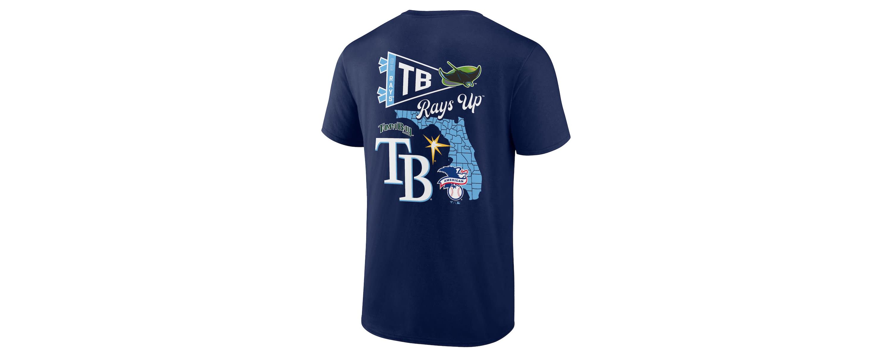 MLB Fanatics Tampa Bay Rays Split Zone T-Shirt