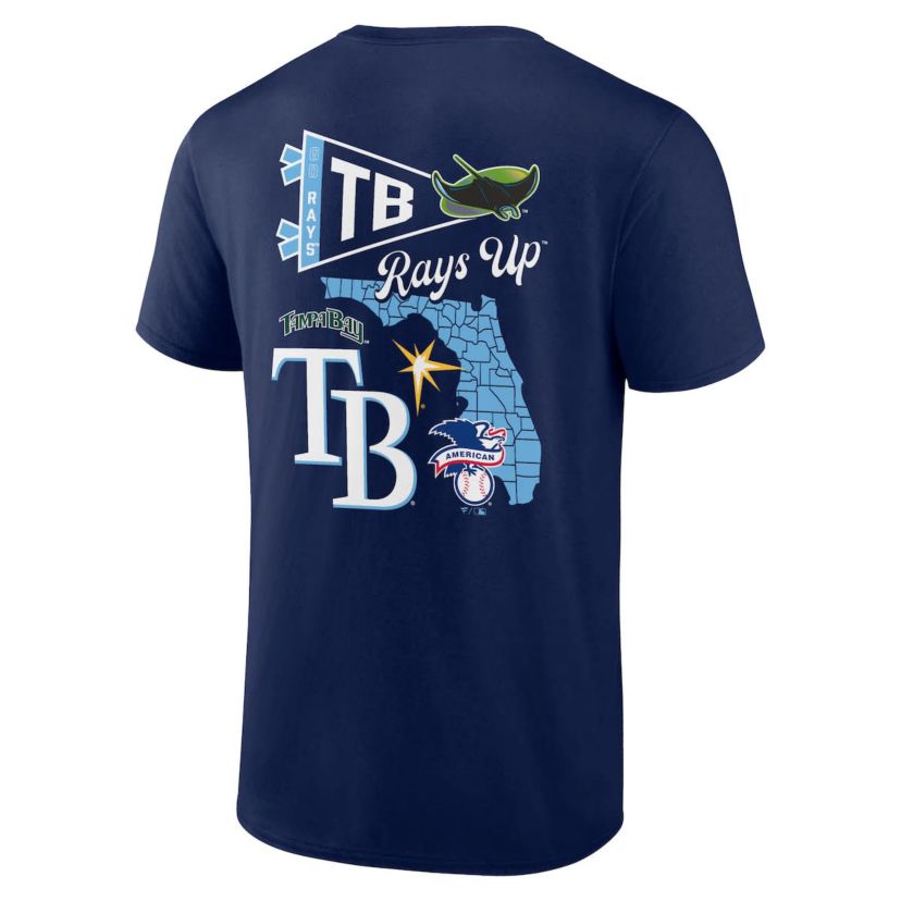MLB Fanatics Tampa Bay Rays Split Zone T-Shirt