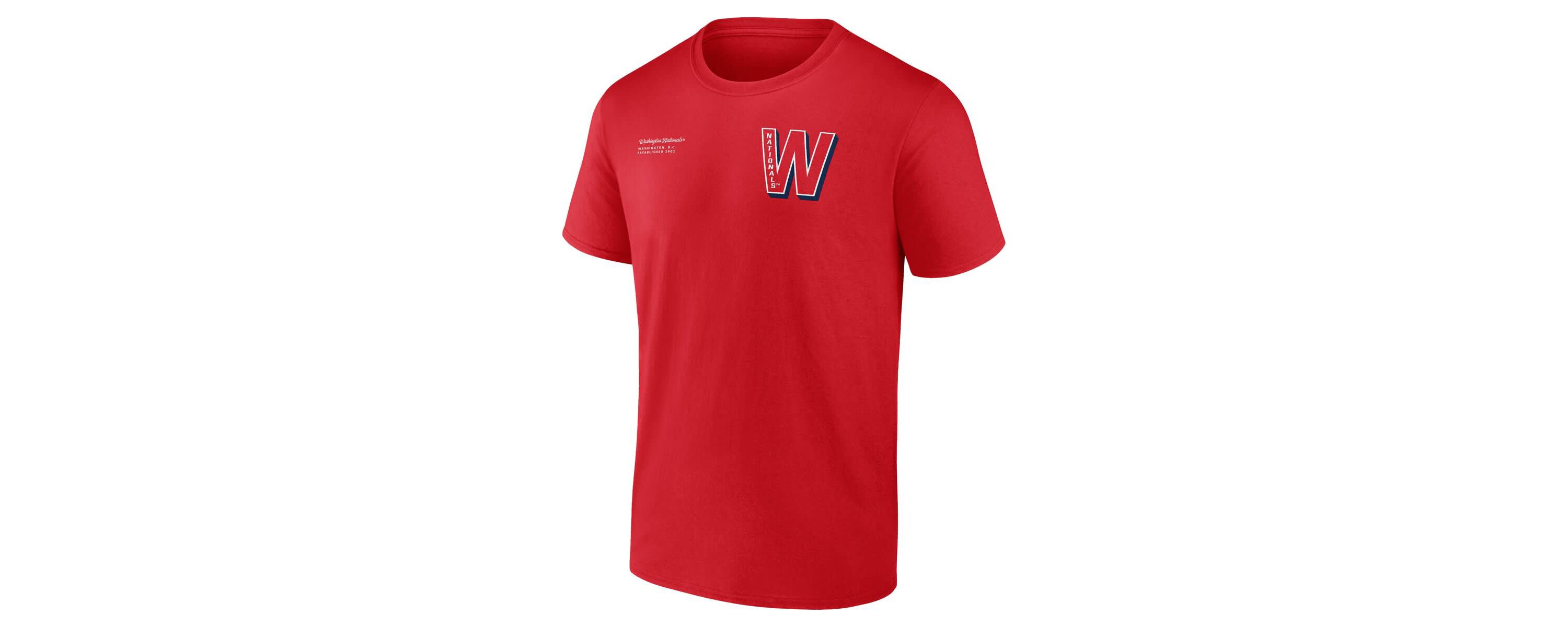 MLB Fanatics Washington Nationals Split Zone T-Shirt