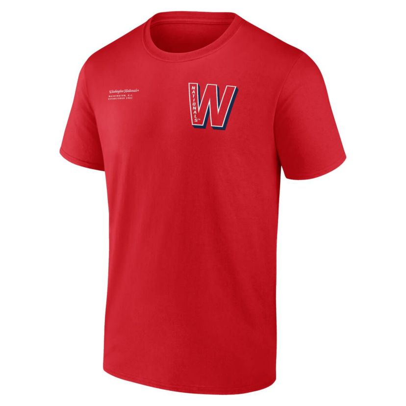 MLB Fanatics Washington Nationals Split Zone T-Shirt