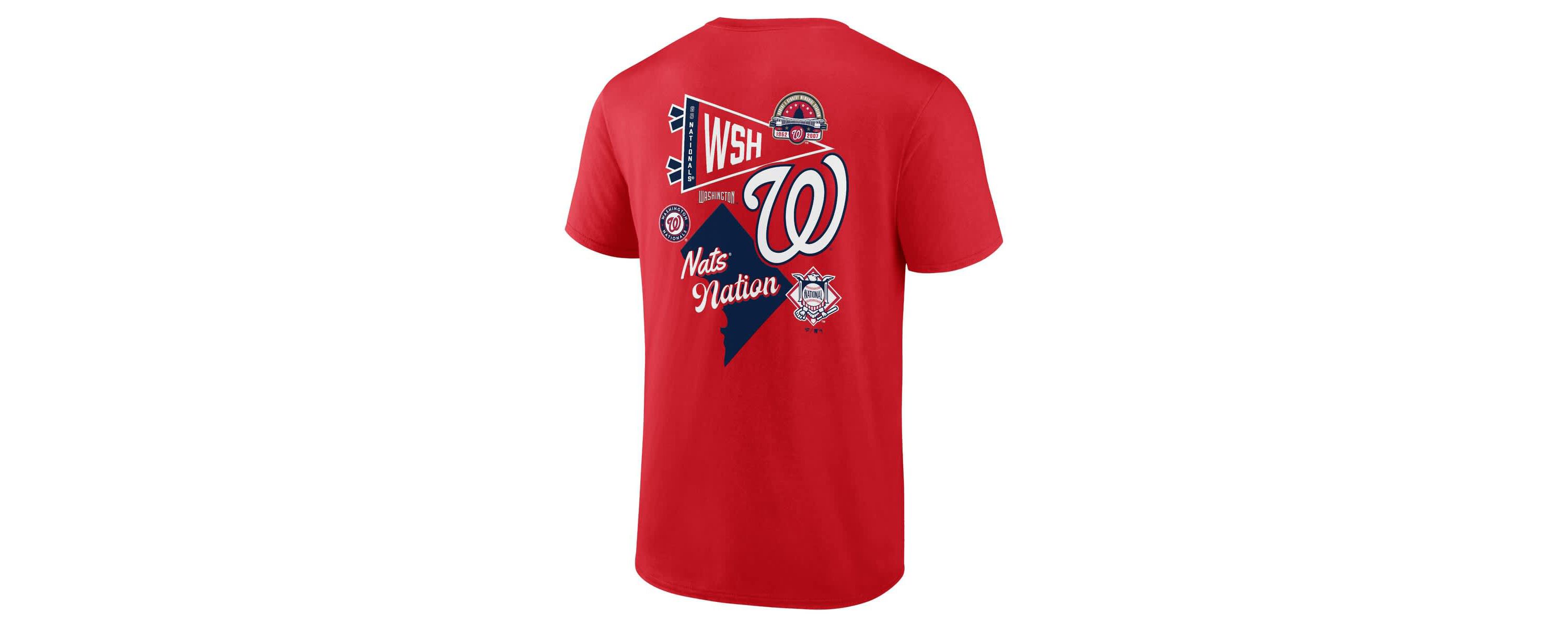 MLB Fanatics Washington Nationals Split Zone T-Shirt