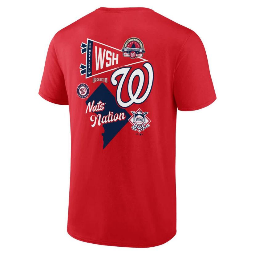 MLB Fanatics Washington Nationals Split Zone T-Shirt