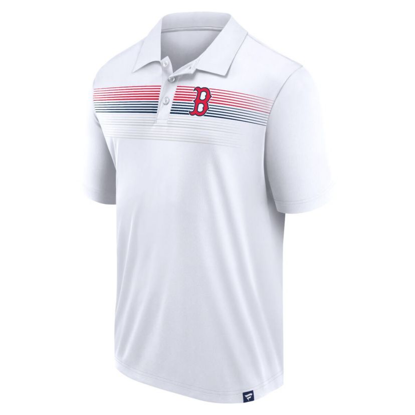 Boston Red Sox MLB Fanatics Boston Sox Victory For Us Interlock Polo
