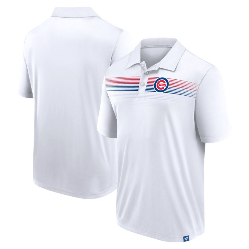 MLB Fanatics Chicago Cubs Victory For Us Interlock Polo