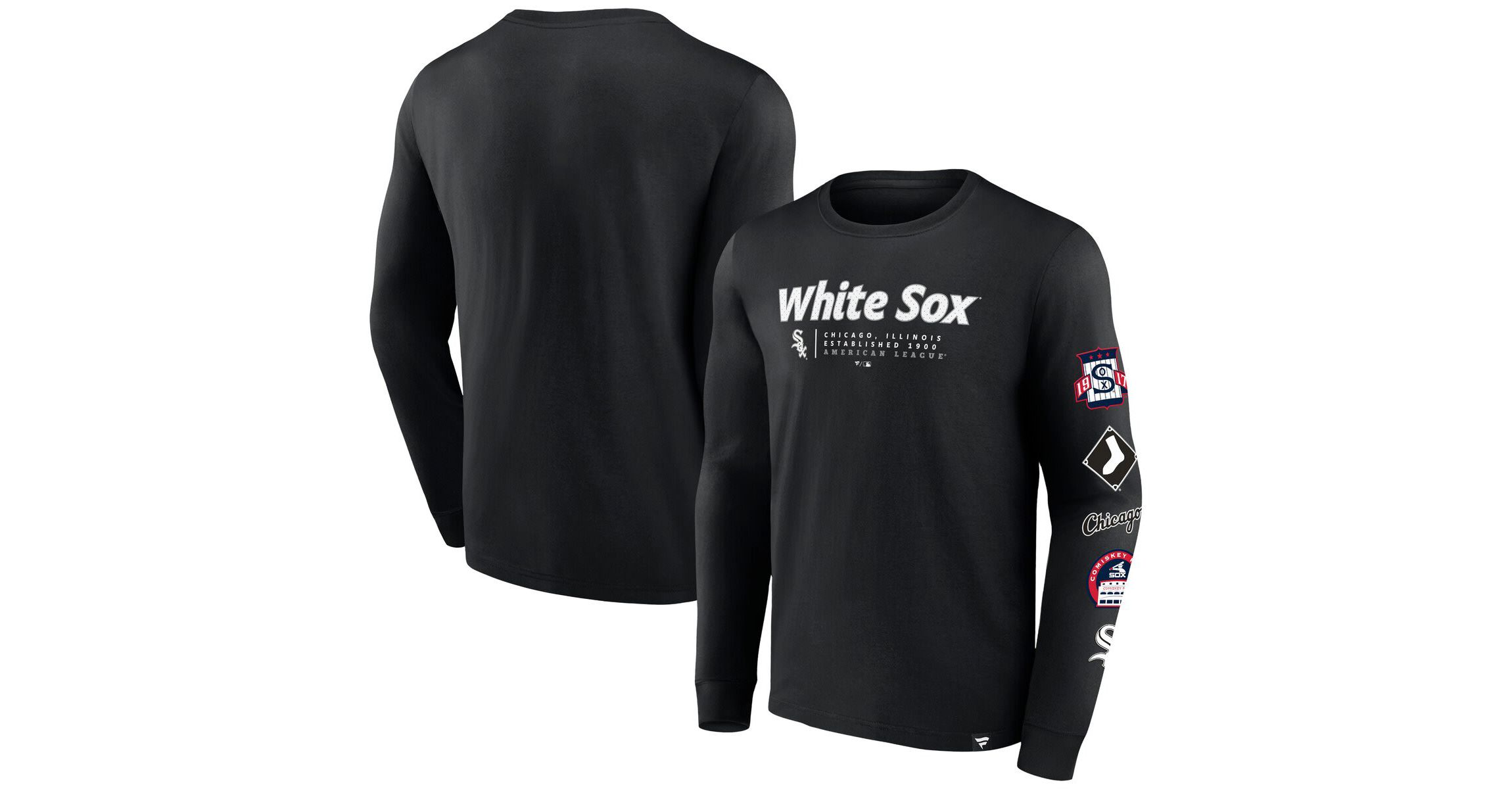 Chicago White Sox MLB Fanatics Chicago Sox Strike the Goal Long Sleeve T-Shirt