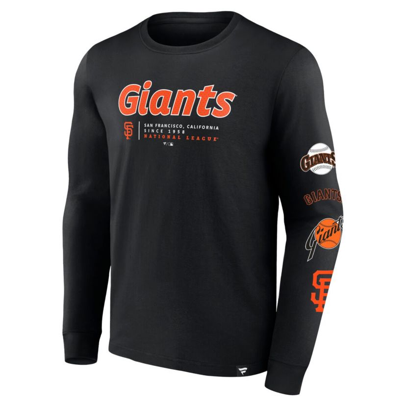 MLB Fanatics San Francisco Giants Strike the Goal Long Sleeve T-Shirt