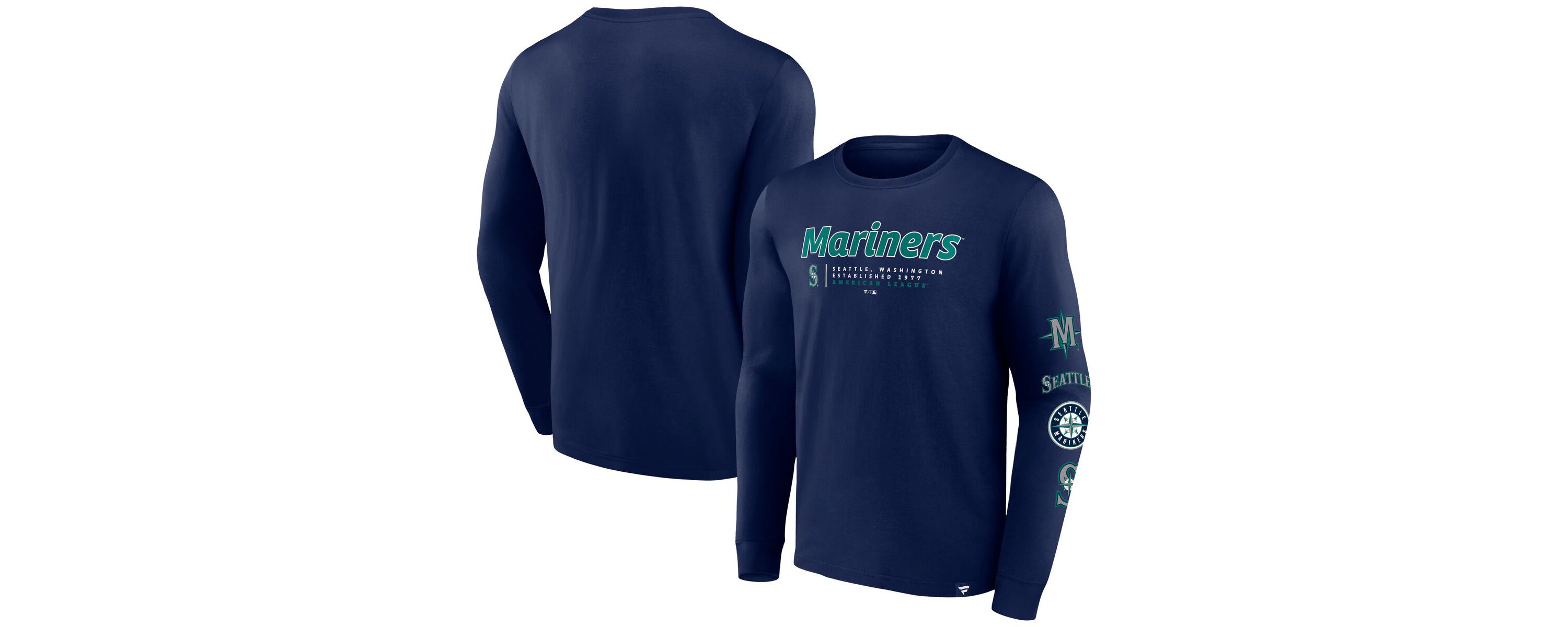 MLB Fanatics Seattle Mariners Strike the Goal Long Sleeve T-Shirt